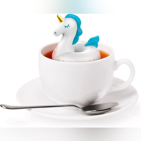 Unicorn Tea Infuser 🦄 NWT - Floatie Gift novelty pool party reusable - Picture 1 of 12